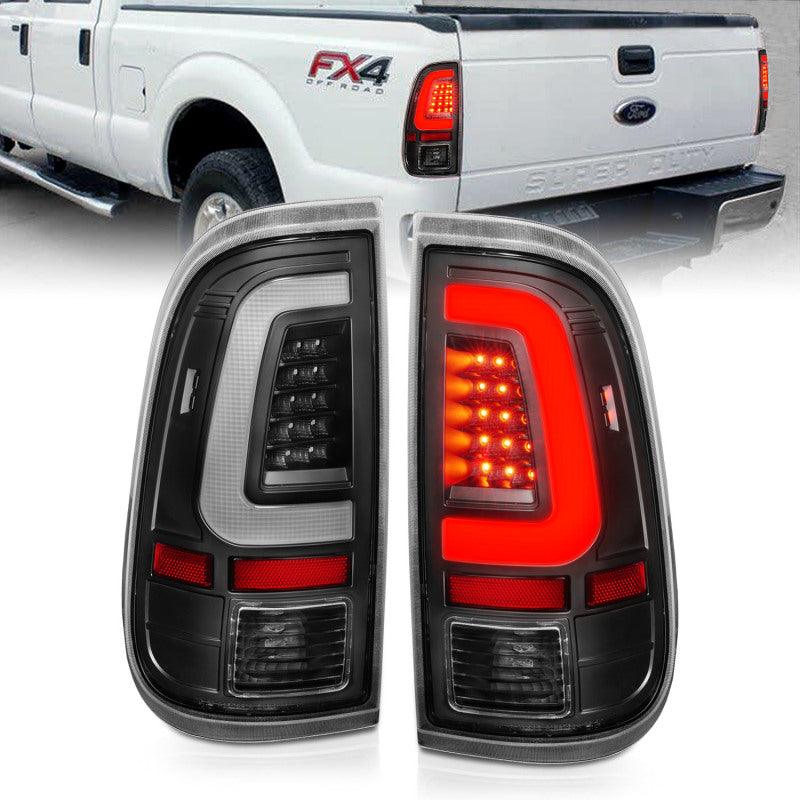 ANZO 2008-2016 Ford F-250 LED Taillights Black Housing Clear Lens (Pair) - Order Your Parts - اطلب قطعك
