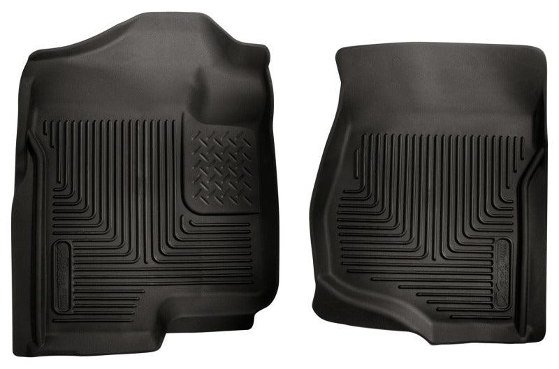 Husky Liners 07-12 GM Silverado/Tahoe/Suburban/Escalade X-Act Contour Black Floor Liners - Order Your Parts - اطلب قطعك