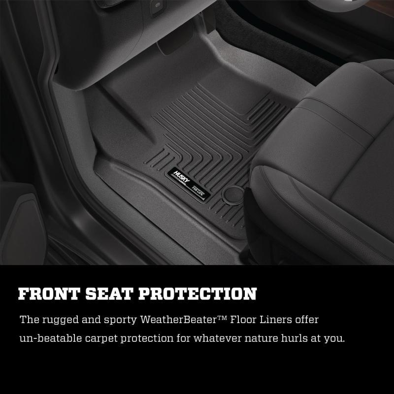 Husky Liners 14 Chevrolet Silverado 1500/GMC Sierra 1500 WeatherBeater Black Front Floor Liners - Order Your Parts - اطلب قطعك