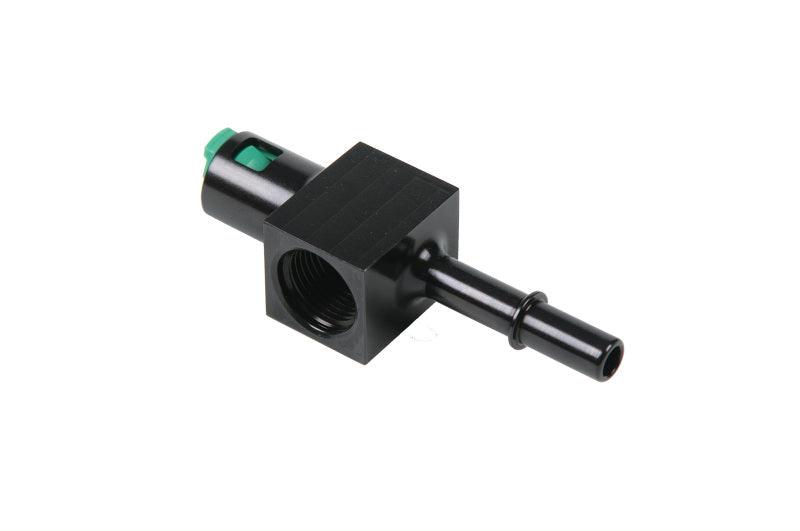 Aeromotive 3/8in Quick Connect with AN-08 port and 1/8in gauge port - Order Your Parts - اطلب قطعك