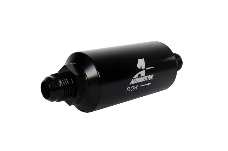 Aeromotive In-Line Filter - (AN-10) 100 Micron Stainless Steel Element Black Anodize Finish - Order Your Parts - اطلب قطعك