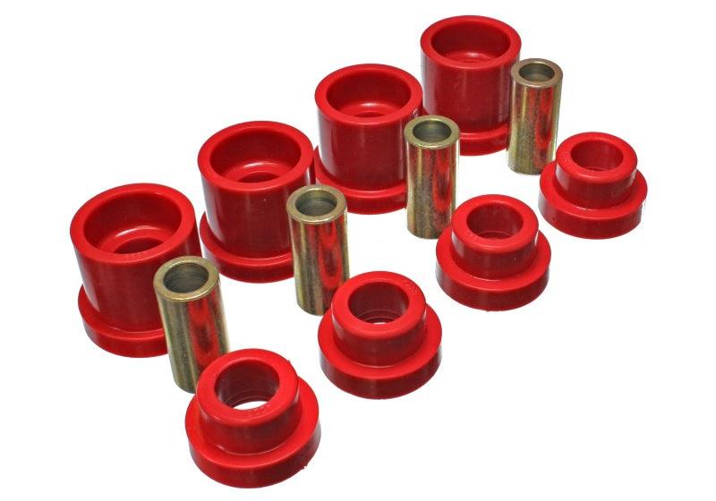 Energy Suspension 95-98 Nissan 240SX (S14) Red Rear Subframe Insert Set (Must reuse all metal parts) - Order Your Parts - اطلب قطعك