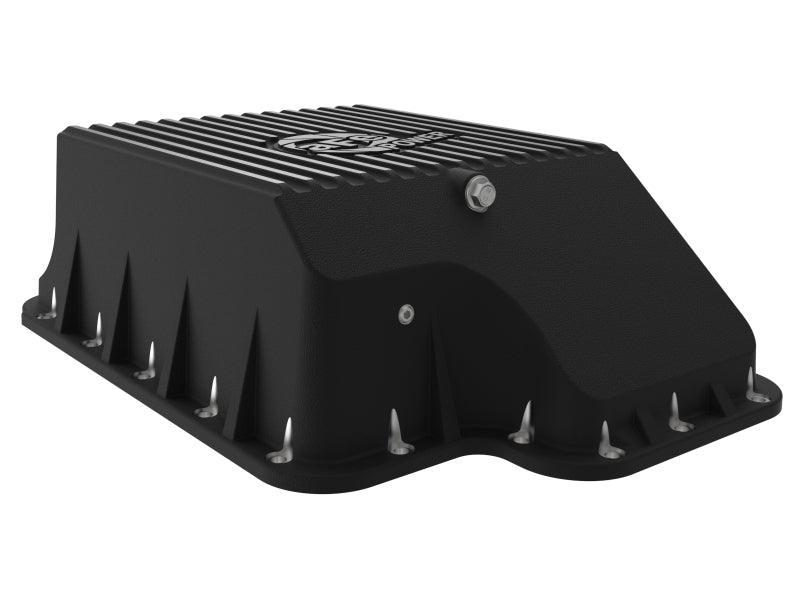 afe Transmission Pan (Black); Ford Diesel Trucks 03-10 V8-6.0/6.4L (td) - Order Your Parts - اطلب قطعك