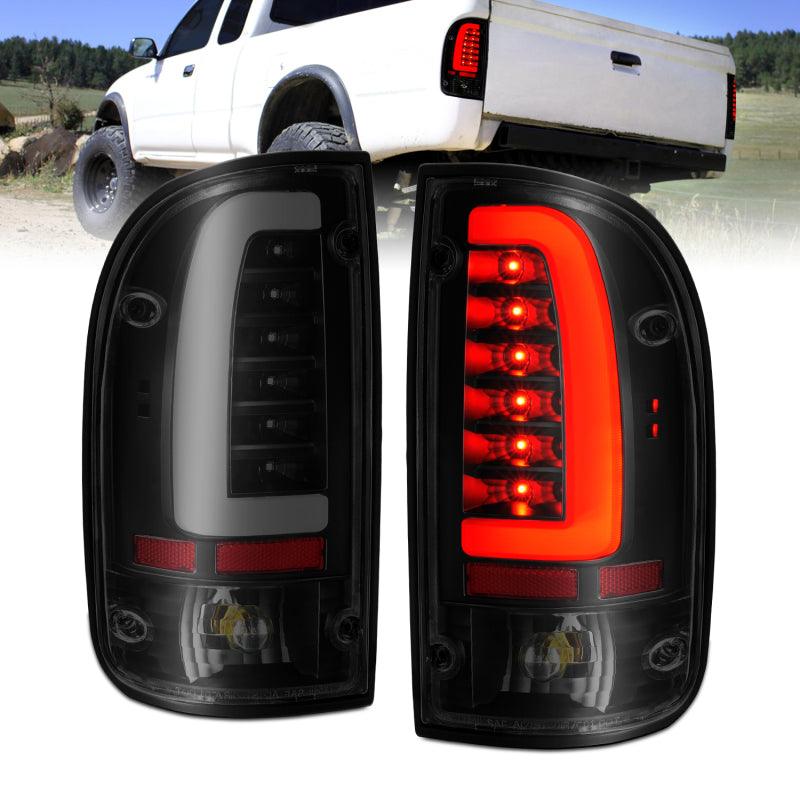 ANZO 1995-2000 Toyota Tacoma LED Taillights Black Housing Smoke Lens (Pair) - Order Your Parts - اطلب قطعك