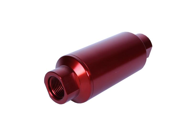 Aeromotive In-Line Filter - (AN-10) 10 Micron Microglass Element Red Anodize Finish - Order Your Parts - اطلب قطعك