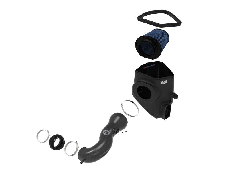 aFe 19-20 GM Trucks 5.3L/6.2L Track Series Carbon Fiber Cold Air Intake System With Pro 5R Filters - Order Your Parts - اطلب قطعك