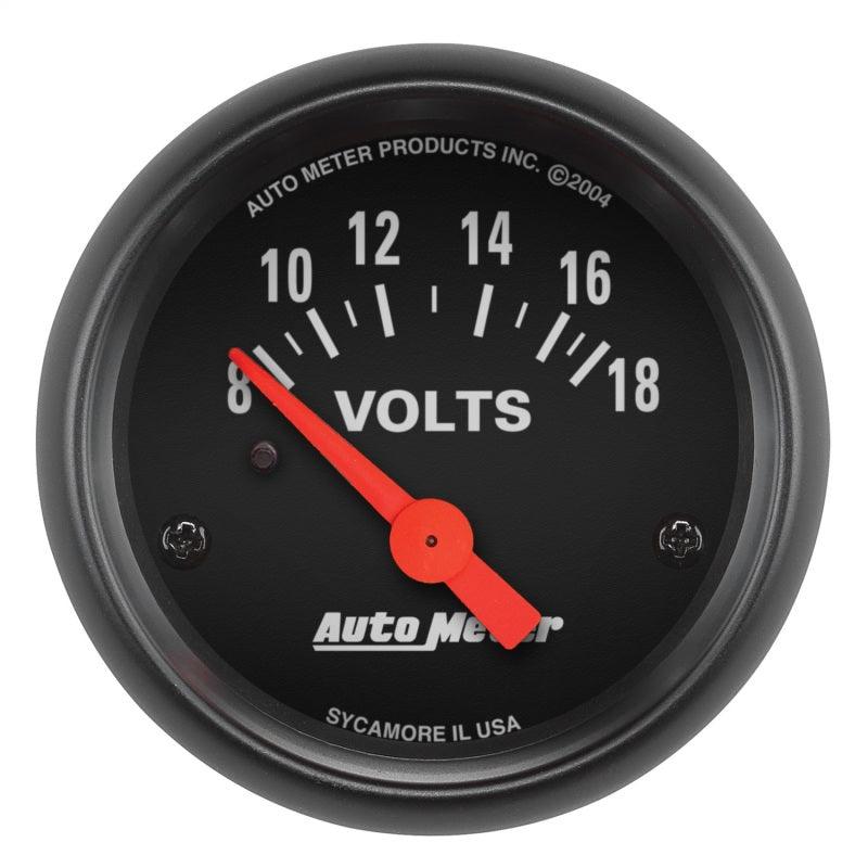 Autometer Z-Series 52mm 8-18 Volts Volmeter Gauge - Order Your Parts - اطلب قطعك