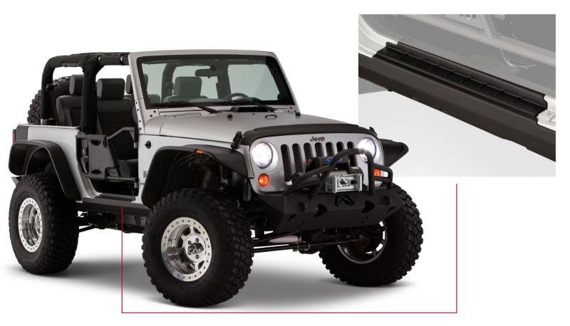 Bushwacker 07-18 Jeep Wrangler Trail Armor Rocker Panel and Sill Plate Cover - Black - Order Your Parts - اطلب قطعك