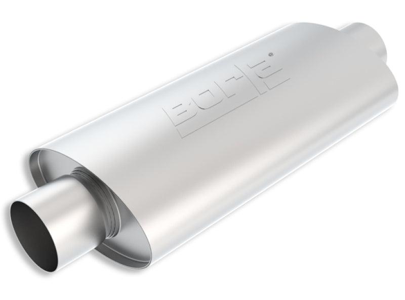 Borla XR-1 Racing Sportsman 3.5in. Outlet / 3.5in Inlet Oval Muffler - 5in Diameter x 15in Length - Order Your Parts - اطلب قطعك