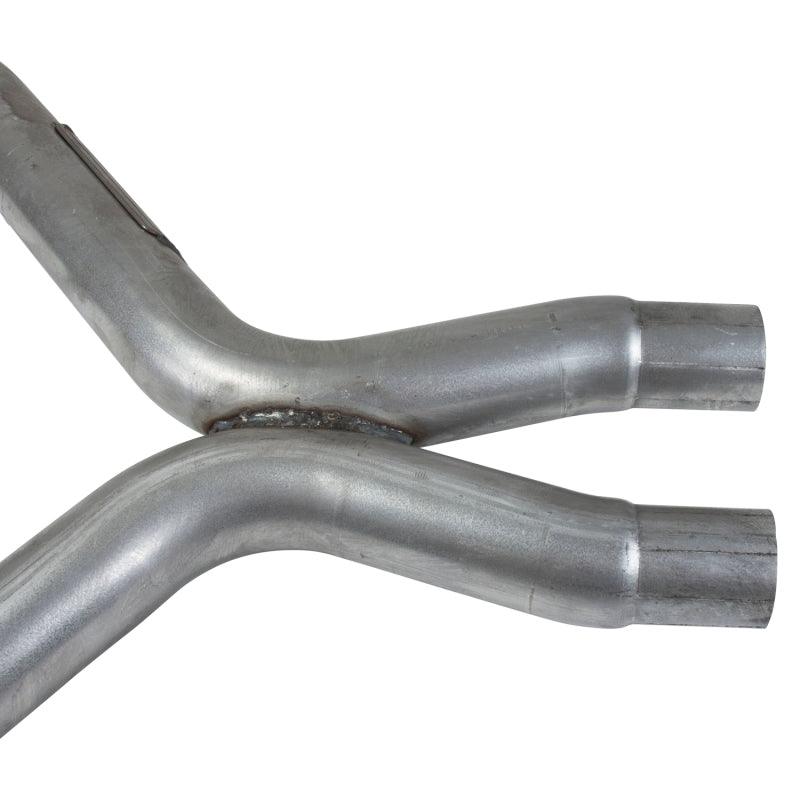 BBK 11-14 Mustang 3.7 V6 Short Mid X Pipe With Catalytic Converters 2-1/2 For BBK Long Tube Headers - Order Your Parts - اطلب قطعك