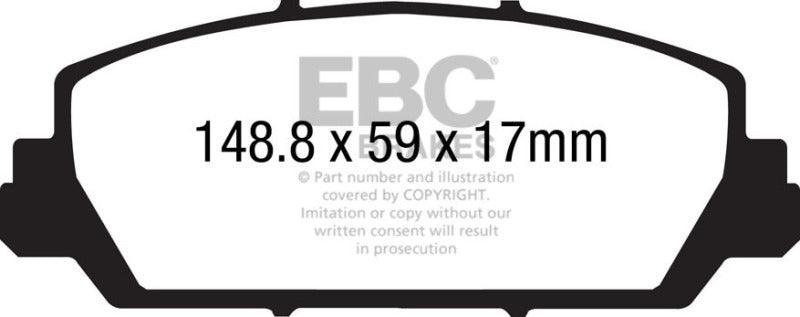 EBC 12+ Acura RDX 3.5 Greenstuff Front Brake Pads - Order Your Parts - اطلب قطعك