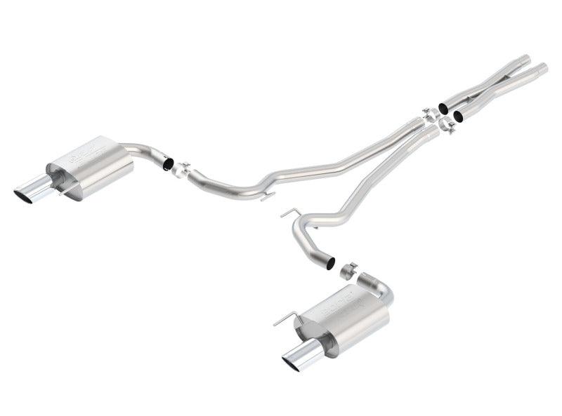 Borla Atak S Cat-Back 15-17 Ford Mustang GT 5.0L V8 MT/AT 2.5in pipe 4in tip - Order Your Parts - اطلب قطعك