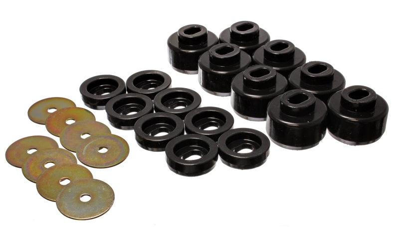 Energy Suspension 99-06 Silverado C1500/K1500/01-06 Silverado C2500/K2500 Black Body(cab) Mount Set - Order Your Parts - اطلب قطعك
