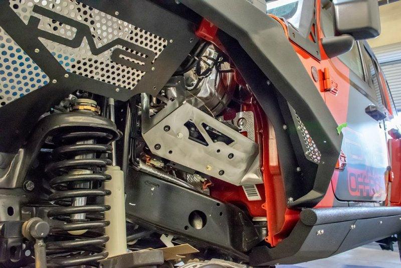 DV8 Offroad 2018+ Jeep JL / JT Engine Bay Compressor Mount - Order Your Parts - اطلب قطعك