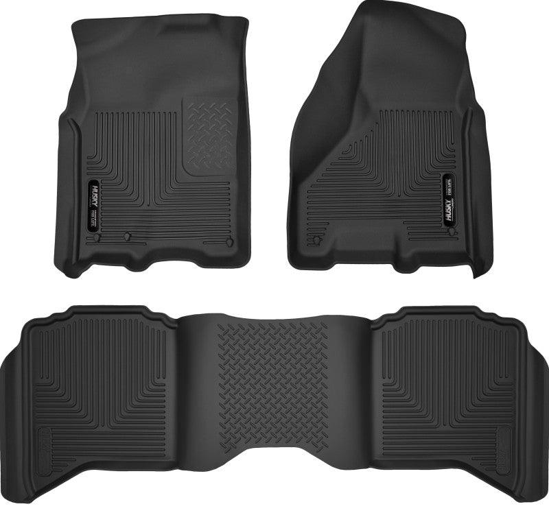 Husky Liners 2012 Dodge Ram 1500/2500 Crew Cab WeatherBeater Combo Black Floor Liners - Order Your Parts - اطلب قطعك