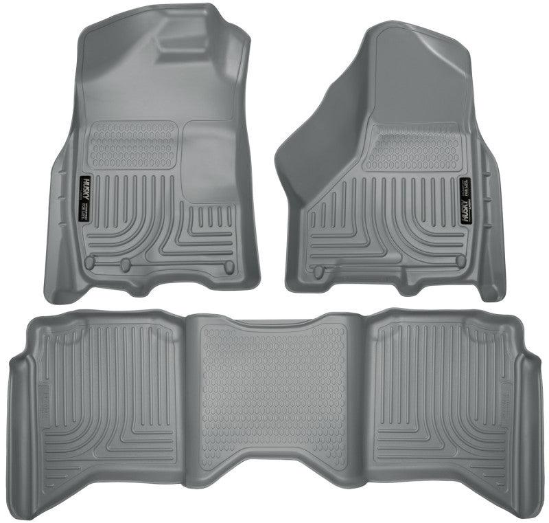 Husky Liners 2012 Dodge Ram 1500/2500/3500 Crew Cab WeatherBeater Combo Gray Floor Liners - Order Your Parts - اطلب قطعك