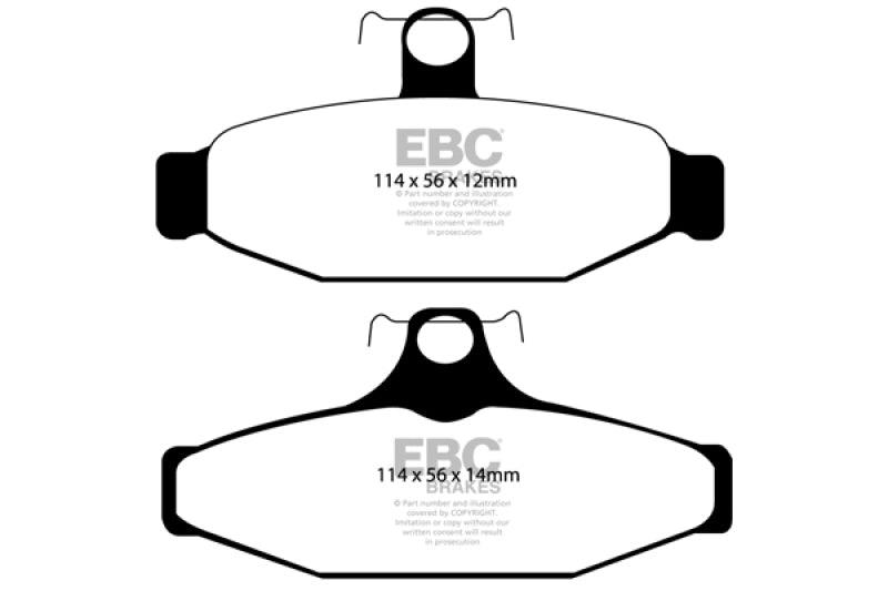 EBC 90-00 Aston Martin Vantage 5.3 (Twin Supercharged)(AP) Yellowstuff Rear Brake Pads - Order Your Parts - اطلب قطعك