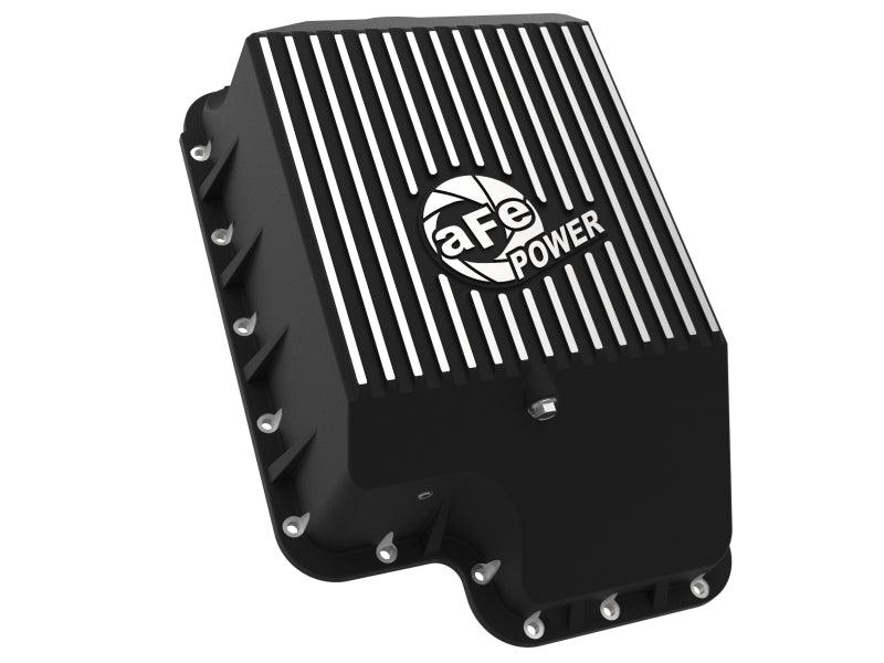 afe Transmission Pan (Black); Ford Diesel Trucks 03-10 V8-6.0/6.4L (td) - Order Your Parts - اطلب قطعك