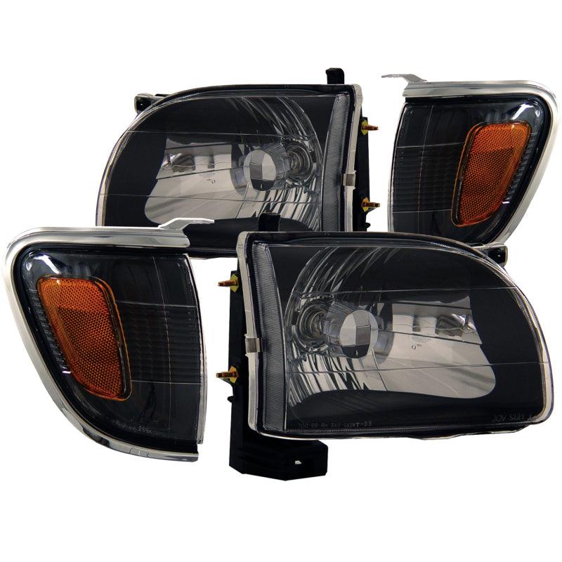 ANZO 2001-2004 Toyota Tacoma Crystal Headlights Black - Order Your Parts - اطلب قطعك
