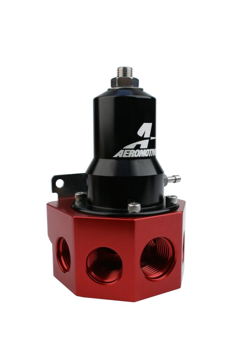 Aeromotive Regulator - 30-120 PSI - .500 Valve - 4x AN-08 and AN-10 inlets / AN-10 Bypass - Order Your Parts - اطلب قطعك