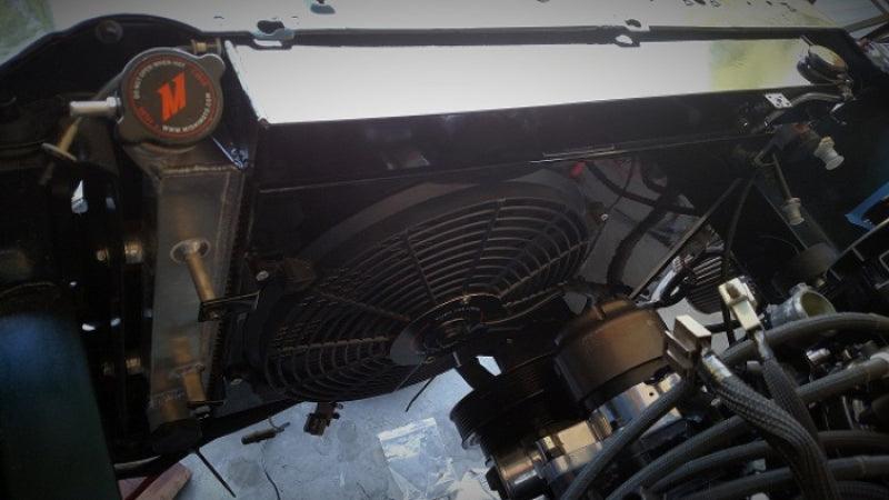 Mishimoto 94-96 Ford Mustang Aluminum Fan Shroud Kit (Does not fit with ABS Equipped Vehicle) - Order Your Parts - اطلب قطعك