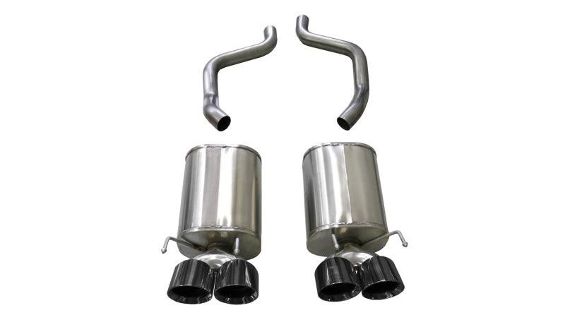 Corsa 05-08 Chevrolet Corvette (C6) 6.0L/6.2L Black Xtreme Axle-Back Exhaust w/4.5in Tips - Order Your Parts - اطلب قطعك