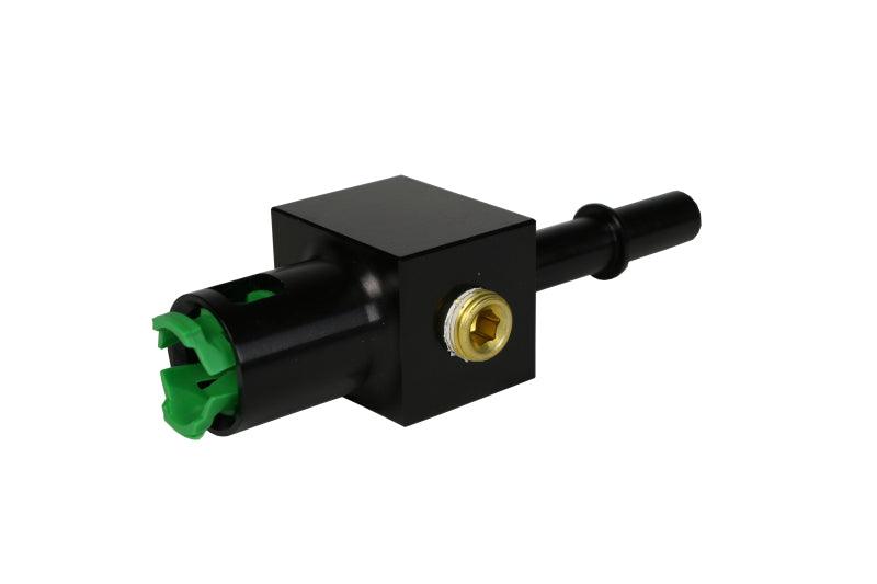 Aeromotive 3/8in Quick Connect with AN-08 port and 1/8in gauge port - Order Your Parts - اطلب قطعك