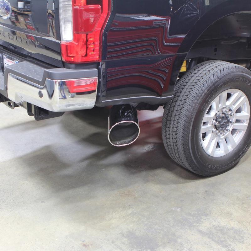 Banks Power 2017 Ford 6.7L 5in Monster Exhaust System - Single Exhaust w/ Chrome Tip - Order Your Parts - اطلب قطعك