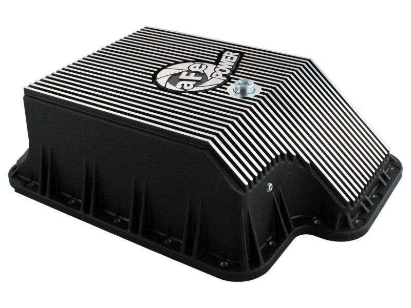 afe Transmission Pan (Black); Ford Diesel Trucks 03-10 V8-6.0/6.4L (td) - Order Your Parts - اطلب قطعك