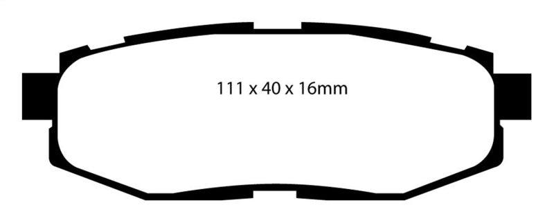 EBC 12+ Scion FR-S 2 Redstuff Rear Brake Pads - Order Your Parts - اطلب قطعك