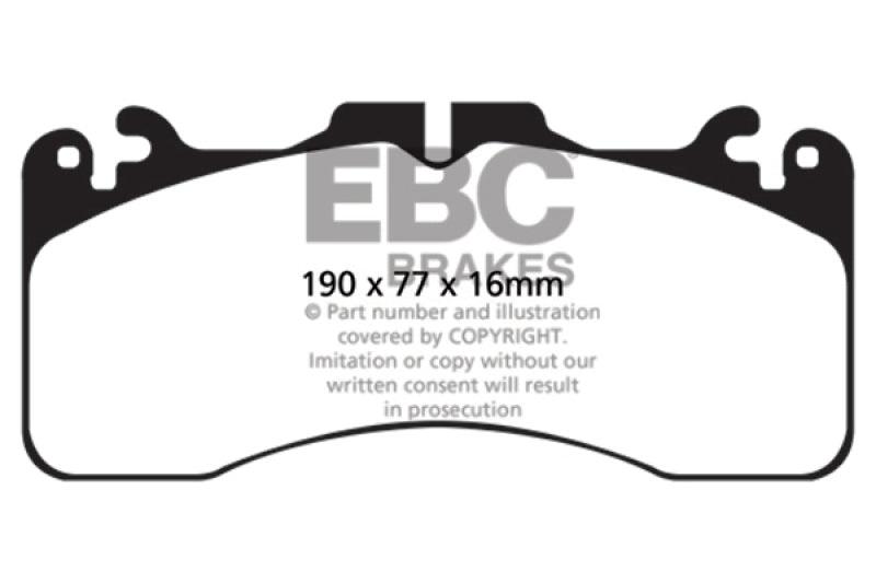 EBC 09+ Lexus LS460 4.6 Sport Redstuff Front Brake Pads - Order Your Parts - اطلب قطعك
