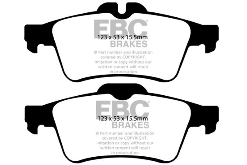 EBC 08-10 Chevrolet Cobalt 2.0 Turbo (SS) Yellowstuff Rear Brake Pads - Order Your Parts - اطلب قطعك