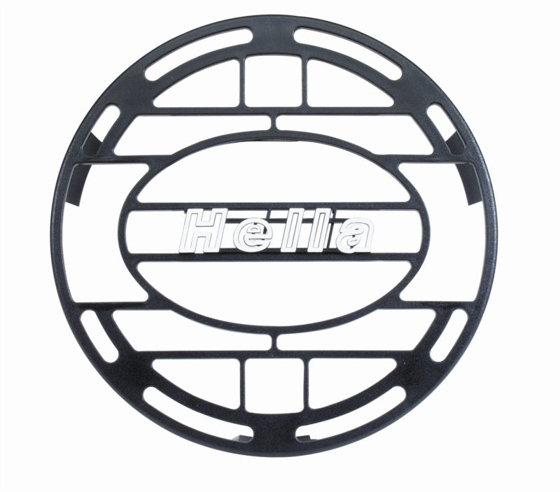 Hella Stone Shield Round Plastic Black Hella Logo Light Cover (MOQ 10)