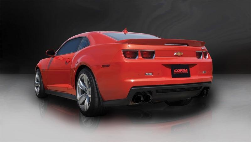 Corsa 12-13 Chevrolet Camaro Coupe ZL1 6.2L V8 Black Sport Cat-Back + XO Exhaust - Order Your Parts - اطلب قطعك