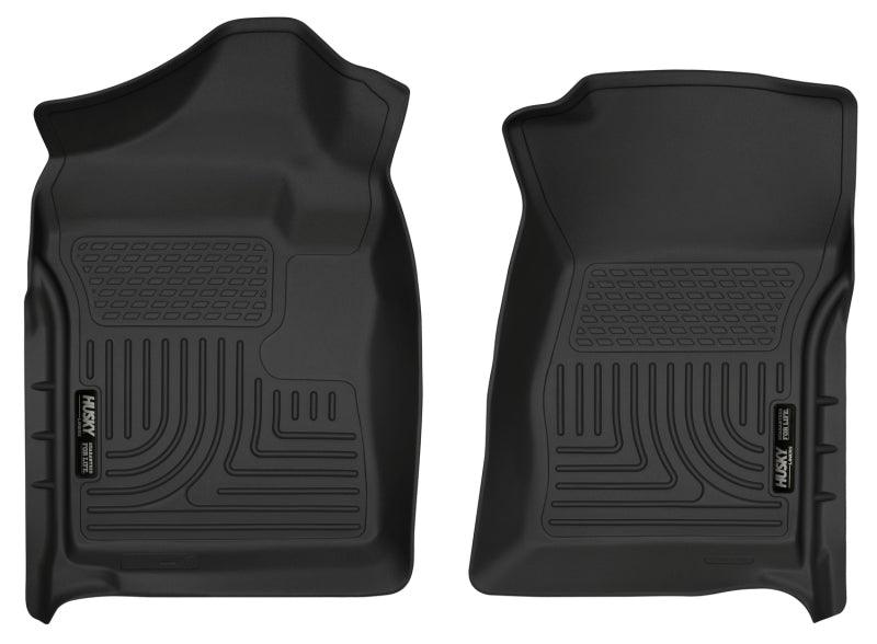 Husky Liners 07-12 Chevrolet Silverado/GMC Sierra Regular Cab WeatherBeater Black Floor Liners - Order Your Parts - اطلب قطعك