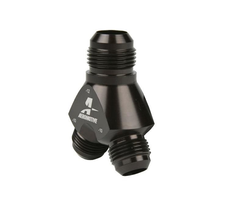 Aeromotive Y-Block - AN-12 - 2x AN-10 - Order Your Parts - اطلب قطعك