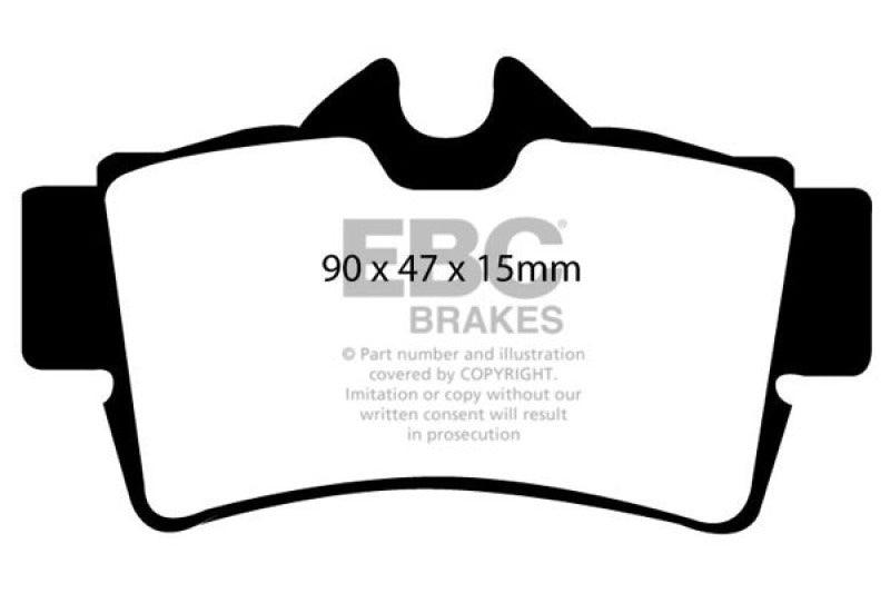 EBC 94-04 Ford Mustang 4.6 Cobra Yellowstuff Rear Brake Pads - Order Your Parts - اطلب قطعك