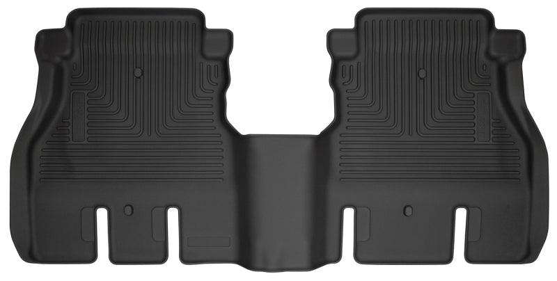 Husky Liners 19-24 Jeep Wrangler JLU WeatherBeater Second Row Black Floor Liners - Order Your Parts - اطلب قطعك