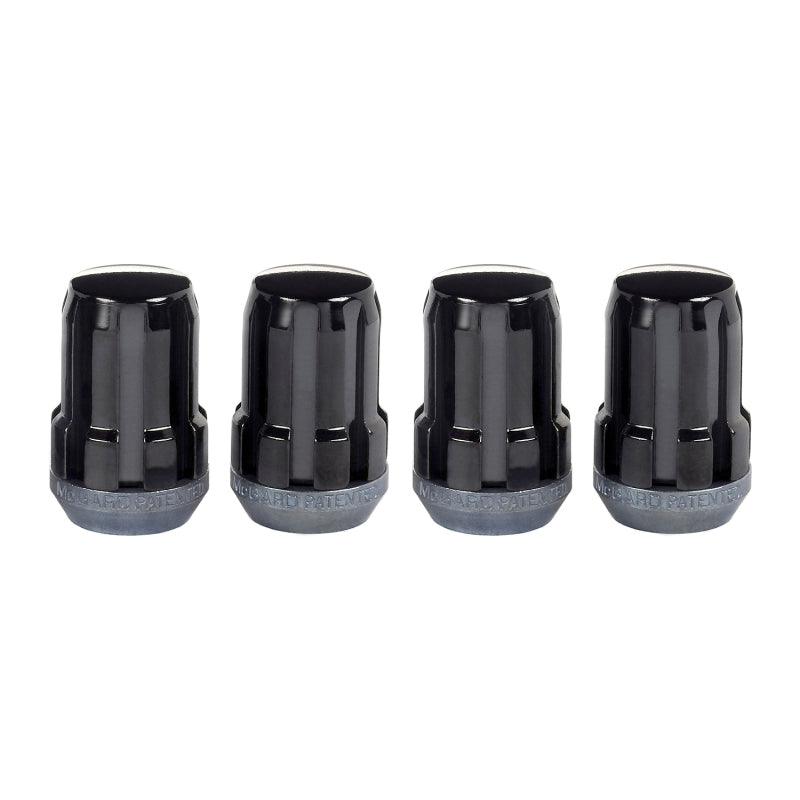McGard SplineDrive Lug Nut (Cone Seat) M12X1.5 / 1.24in. Length (4-Pack) - Black (Req. Tool) - Order Your Parts - اطلب قطعك