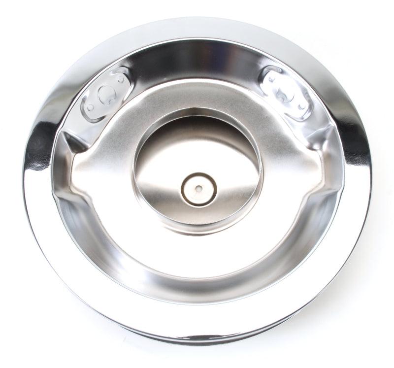 Edelbrock Air Cleaner Pro-Flo Series Round Steel Top Paper Element 14In Dia X 3 75In Dropped Base - Order Your Parts - اطلب قطعك