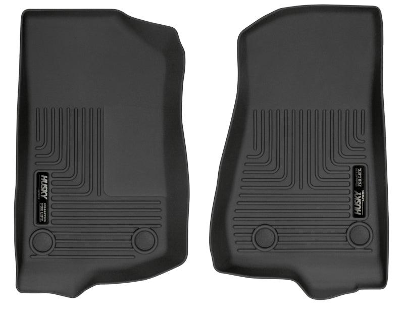 Husky Liners 19-24 Jeep Wrangler JL/JLU WeatherBeater Front Row Black Floor Liners - Order Your Parts - اطلب قطعك