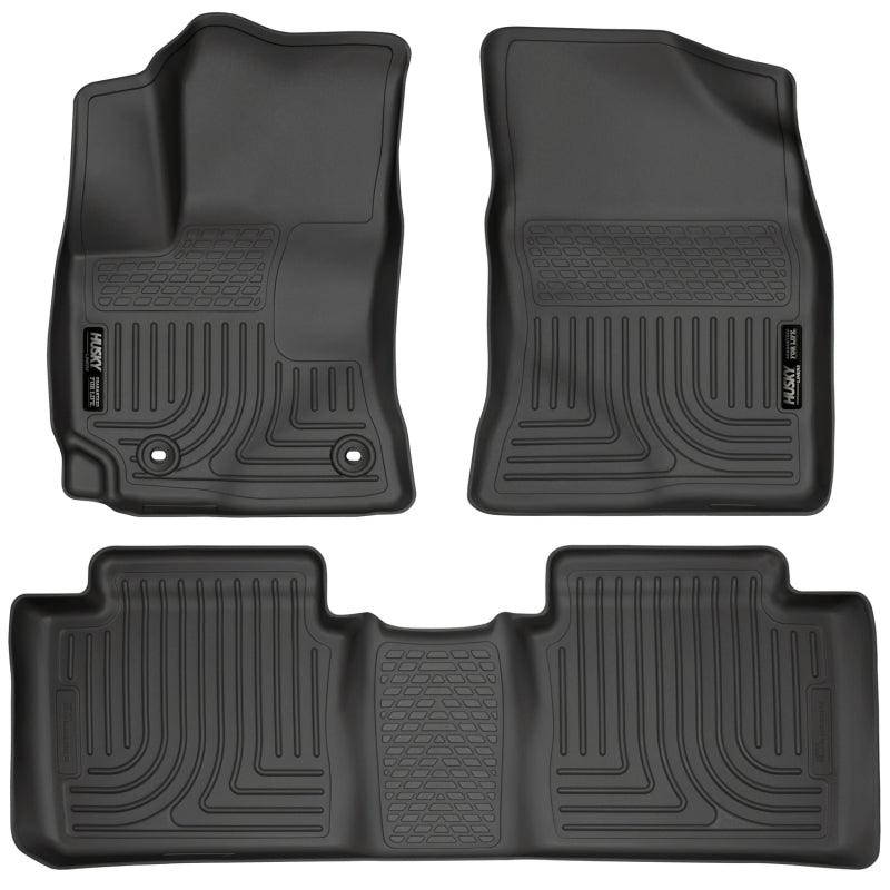 Husky Liners 15 Toyota Corolla Weatherbeater Black Front & 2nd Seat Floor Liners - Order Your Parts - اطلب قطعك