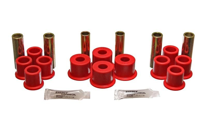 Energy Suspension 8/81-96 Ford F100/F150 2WD Red Rear Leaf Spring Bushing Set - Order Your Parts - اطلب قطعك