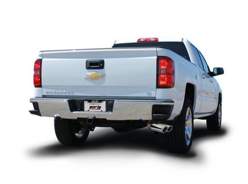 Borla S-Type Cat-Back 14 Sierra 1500 Ext. Cab Stnd Bed/CC Short Bed 143.5in WB Side Exit Exhaust - Order Your Parts - اطلب قطعك