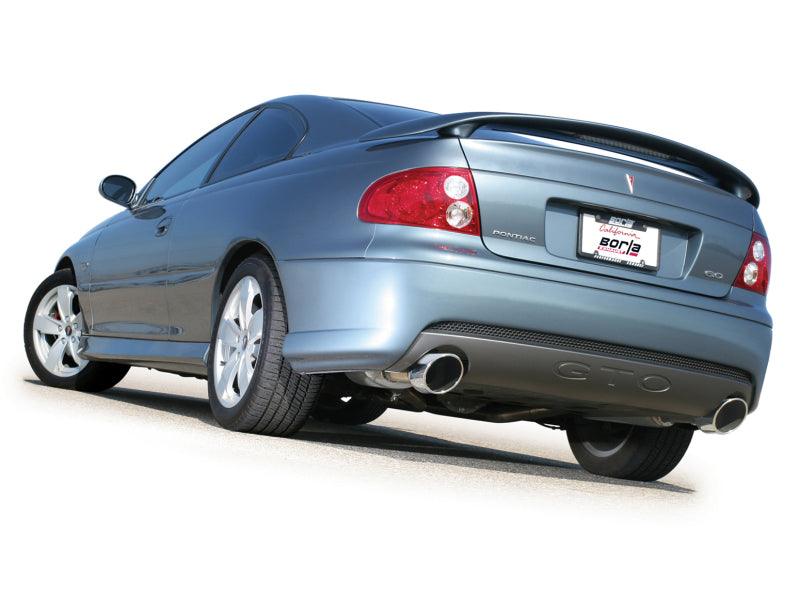 Borla 05-06 Pontiac GTO Coupe 2dr 6.0L 8cyl AT/MT 4spd/6spd RWD SS Catback Exhaust w/ inXin Pipe - Order Your Parts - اطلب قطعك