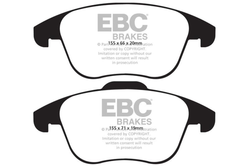 EBC 15-19 Audi Q3 2.0 Turbo Greenstuff Front Brake Pads - Order Your Parts - اطلب قطعك