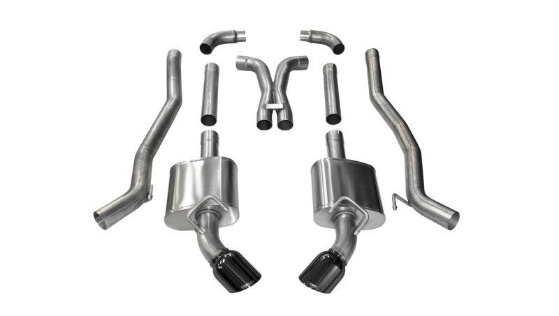 Corsa 10-15 Chevrolet Camaro SS 6.2L V8 Manual Black Xtreme 3in Cat-Back - Order Your Parts - اطلب قطعك