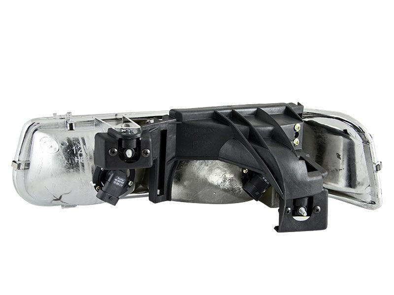 ANZO 1999-2002 Chevrolet Silverado 1500 Crystal Headlights Black - Order Your Parts - اطلب قطعك