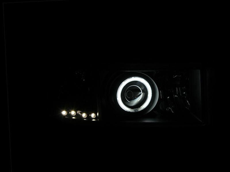 ANZO 1994-2001 Dodge Ram Projector Headlights w/ Halo Black - Order Your Parts - اطلب قطعك