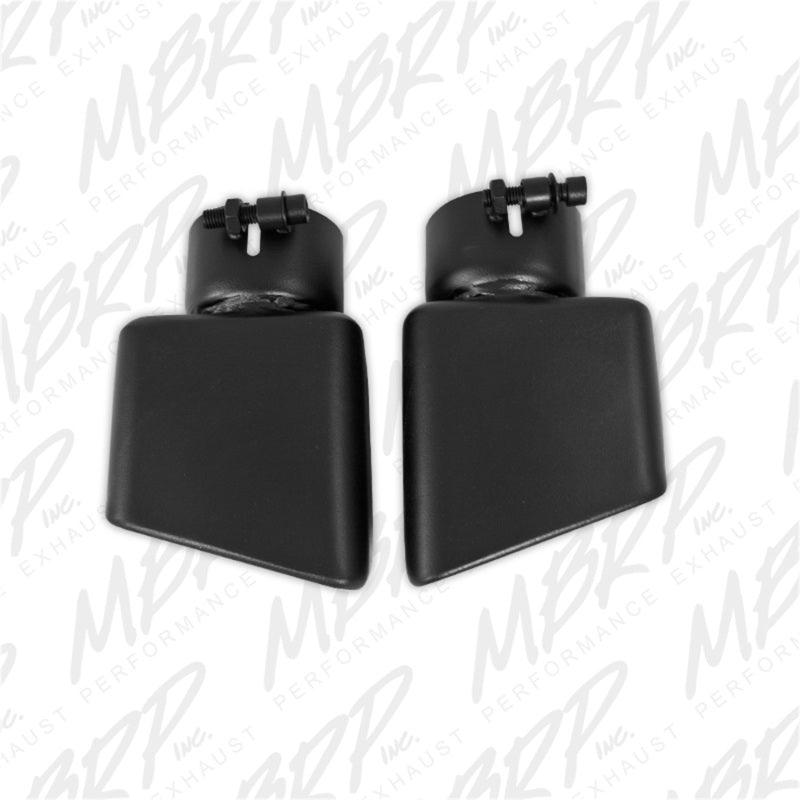 MBRP Universal Tip 4.75inx 3in Rectangle Angled Cut 3in O.D. inlet Pass. Side 7.375in length Black - Order Your Parts - اطلب قطعك